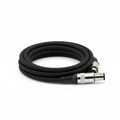 Professionele XLR-kabel op witte achtergrond